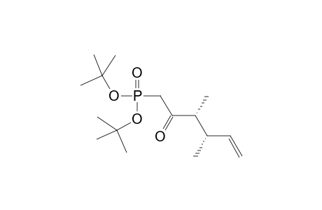 [R,S](2l,4l)-di-t-butyl (3,4-dimethyl-2-oxo-5-hexenyl)phosphonate