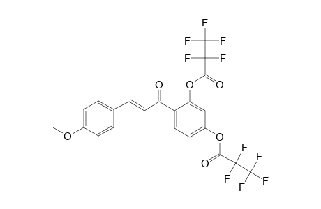 2',4'-Dihydroxy-4-methoxychalcone, bis(pentafluoropropionate)