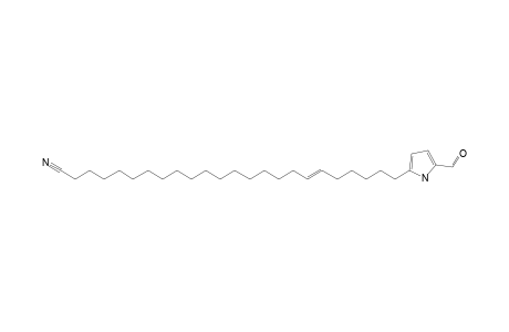 5-(23'-Cyano-6'-tricosenyl)-pyrrole-2-carboxaldehyde