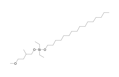 Silane, diethylhexadecyloxy(2-methyl-4-methoxybutoxy)-