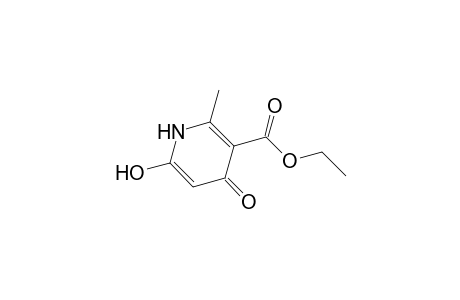 1,6-dihydro-4-hydroxy-2-methyl-6-oxonicotinic acid, ethyl ester