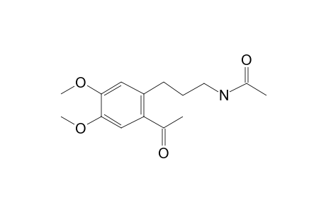 Propylamine, N-acetyl-3-[2-acetyl-4,5-dimethoxyphenyl]-