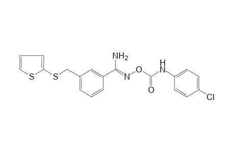 O-[(p-chlorophenyl)carbamoyl]-alpha-[(2-thienyl)thio]-m-toluamidoxime