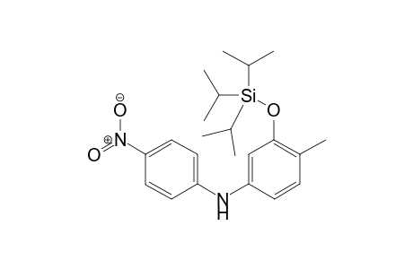 4-methyl-N-(4-nitrophenyl)-3-triisopropylsilyloxy-aniline