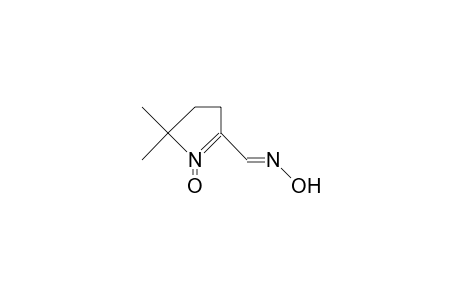 2H-Pyrrole-5-carboxaldehyde, 3,4-dihydro-2,2-dimethyl-, oxime, 1-oxide