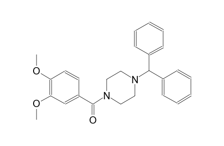 1-Benzhydryl-4-(3,4-dimethoxybenzoyl)piperazine