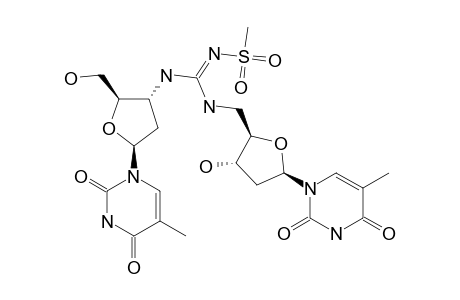 N'-(3'-DEOXYTHYMIDIN-3'-YL)-N''-(5'-DEOXYTHYMIDIN-5'-YL)-N-(METHYLSULFONYL)-GUANIDINE