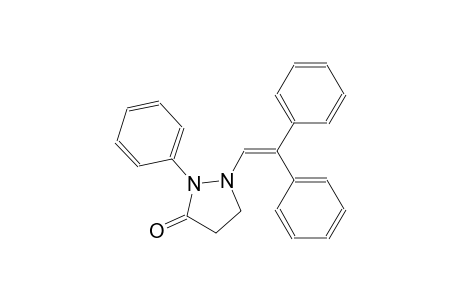 1-(2,2-Diphenylvinyl)-2-phenyl-3-pyrazolidinone