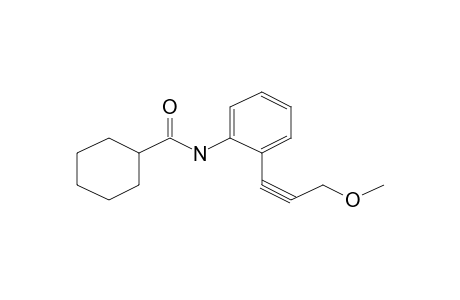 Cyclohexanecarboxamide, N-[2'-(3-methoxy-1-propyn-1-yl)phenyl]-