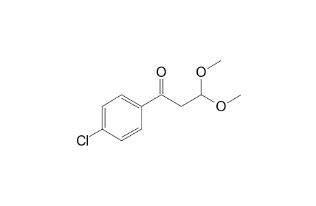 1-(4-Chlorophenyl)-3,3-dimethoxy-1-propanone