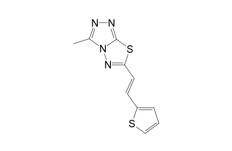 [1,2,4]triazolo[3,4-b][1,3,4]thiadiazole, 3-methyl-6-[(E)-2-(2-thienyl)ethenyl]-