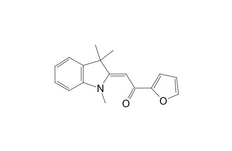 Ethanone, 1-(2-furyl)-2-(2,3-dihydro-1,3,3-trimethyl-2-indolenylideno)-