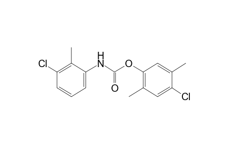 3-chloro-2-methylcarbanilic acid, 4-chloro-2,5-xylyl ester