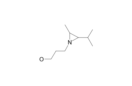 1-Aziridinepropanol, 2-methyl-3-(1-methylethyl)-, trans-