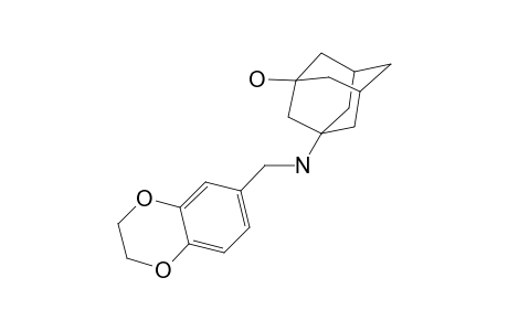 3-[(2,3-Dihydro-1,4-benzodioxin-6-ylmethyl)amino]adamantan-1-ol