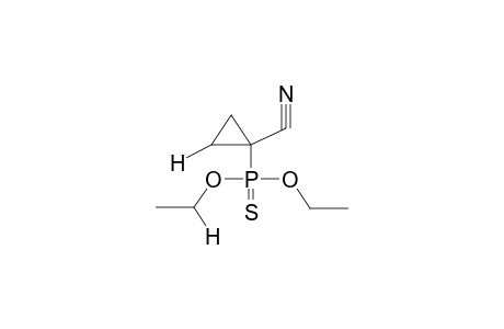 1-DIETHOXYTHIOPHOSPHINYL-1-CYCLOPROPANCARBOXYLIC ACID, NITRILE