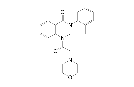 2,3-dihydro-1-(morpholinoacetyl)-3-o-tolyl-4(1H)-quinazolinone