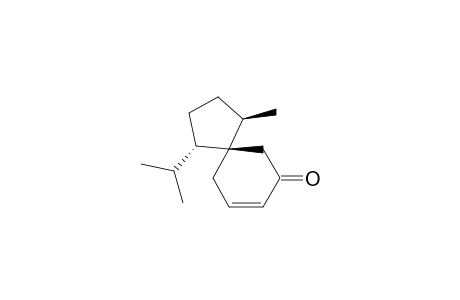 (1S,4R,5R)-4-methyl-1-propan-2-ylspiro[4.5]dec-8-en-7-one