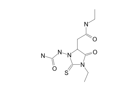 2-[3-[(AMINOCARBONYL)-AMINO]-1-ETHYL-5-OXO-2-THIOXO-IMIDAZOLIDIN-4-YL]-N-ETHYLACETAMIDE