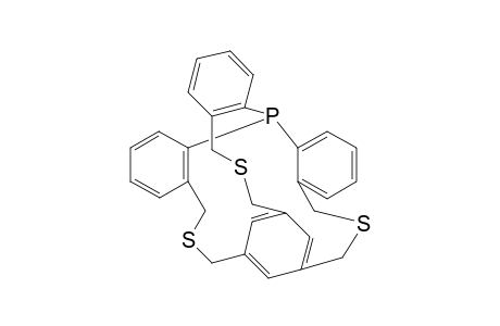 Tri[1,3,5-tris(4,5-tetramethylene-2-thiapentyl)phenyl]phosphine (in-cyclophane)