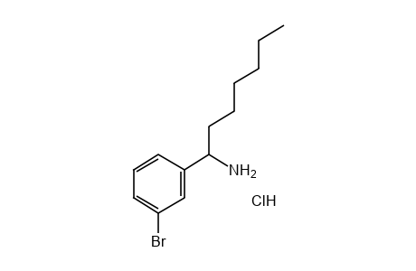 1-(m-bromophenyl)heptylamine, hydrochloride