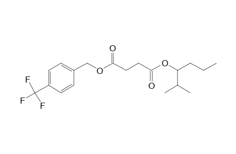 Succinic acid, 2-methylhex-3-yl 4-trifluoromethylbenzyl ester