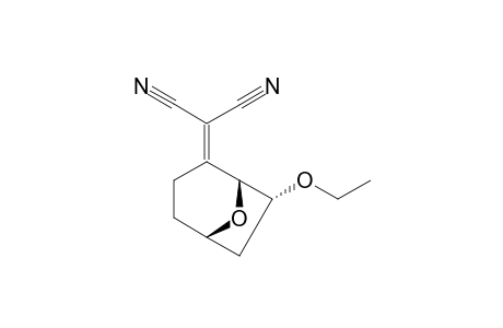 (1R*,5S*,7R*)-7-ETHOXY-8-OXABICYClO-[3.2.1]-OCTAN-2-YLIDENEMALONONITRILE