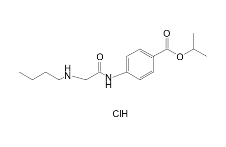 p-[2-(butylamino)acetamido]benzoic acid, isopropyl ester, hydrochloride