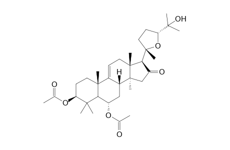 3.beta.,6.alpha-Diacetoxy-25-hydroxy-20S,24R-epoxylanost-9(11)-en-16-one