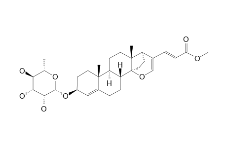 TRANS-METHYL-3-BETA-[(6-DEOXY-ALPHA-L-MANNOPYRANOSYL)-OXY]-14-BETA,21-EPOXYCHOLA-4,20(21),22-TRIENOLIDE