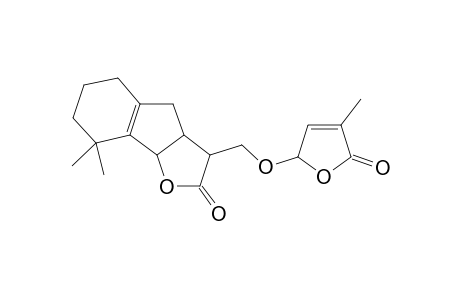 8,8-Dimethyl-3-(4-methyl-5-oxo-2,5-dihydrofuran-2-yloxymethylene)-3,3a,4,5,6,7,8,8b-octahydroindeno[1,2-b]furan-2-one