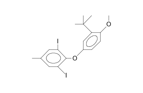 2-tert.-Butyl-4-(2,6-dijodo-4-methylphenoxy)-anisol