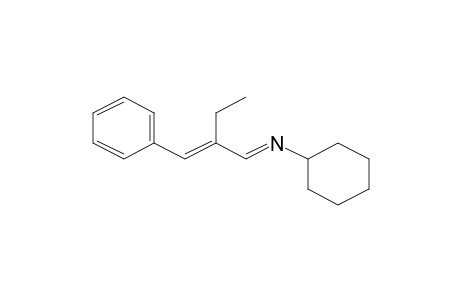 N-[(E,2E)-2-Ethyl-3-phenyl-2-propenylidene]cyclohexanamine