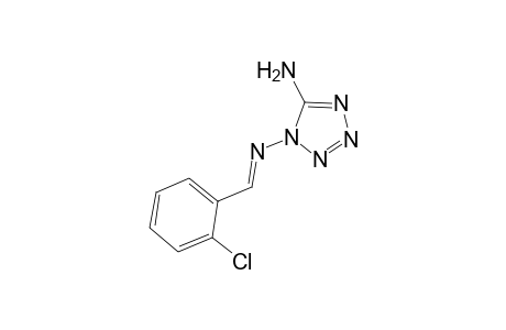N~1~-[(E)-(2-chlorophenyl)methylidene]-1H-tetraazole-1,5-diamine