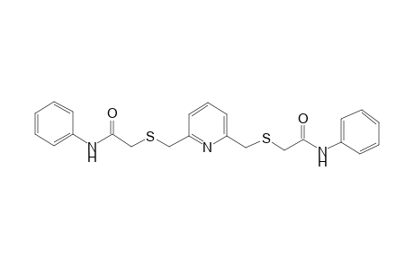 acetamide, 2-[[[6-[[[2-oxo-2-(phenylamino)ethyl]thio]methyl]-2-pyridinyl]methyl]thio]-N-phenyl-