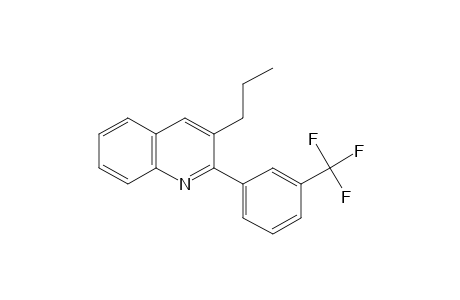 3-PROPYL-2-(alpha,alpha,alpha-TRIFLUORO-m-TOLYL)QUINOLINE