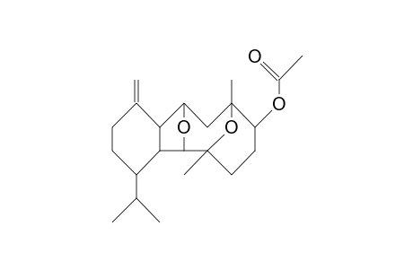 5,12:6,10-Diepoxybenzocyclodecen-9-ol, tetradecahydro-6,10-dimethyl-1-methylene-4-(1-methylethyl)-, acetate