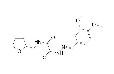 acetic acid, oxo[[(tetrahydro-2-furanyl)methyl]amino]-, 2-[(E)-(3,4-dimethoxyphenyl)methylidene]hydrazide