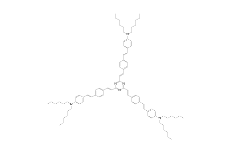 ALL-(E)-2,4,6-TRIS-[2-(4-[2-[4-(DIHEXYLAMINO)-PHENYL]-VINYL]-PHENYL)-VINYL]-1,3,5-TRIAZINE