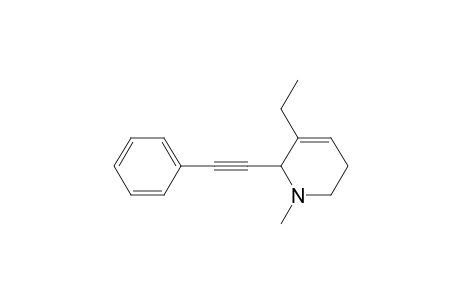 1-METHYL-2-PHENYLETHENYL-3-ETHYL-3-PIPERIDEINE