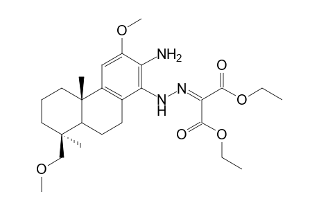 Diethyl mesoxalate 13-amino-12,19-dimethoxypodocarpa-8,11,13-trien-14-ylhydrazone