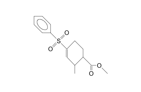cis-4-Carbomethoxy-3-methyl-1-phenylsulfonyl-cyclohexene