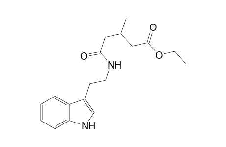 4-[2-(1H-Indol-3-yl)-ethylcarbamoyl]-3-methyl-butyric acid ethyl ester