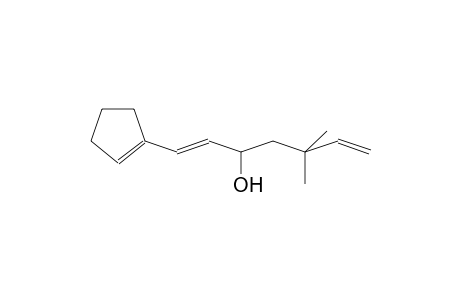 1-(1-Cyclopentenyl)-5,5-dimethyl-1,6-heptadien-3-ol