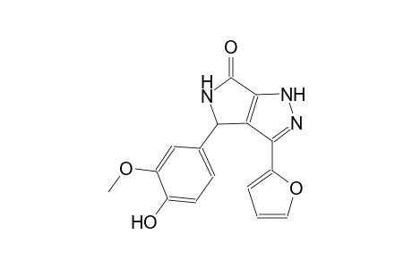 pyrrolo[3,4-c]pyrazol-6(1H)-one, 3-(2-furanyl)-4,5-dihydro-4-(4-hydroxy-3-methoxyphenyl)-