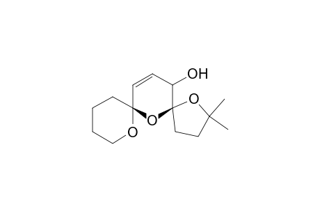 cis-2,2-Dimethyl-15-hydroxy-1,6,8-trioxadispiro[4.1.5.3]pentadec-13-ene