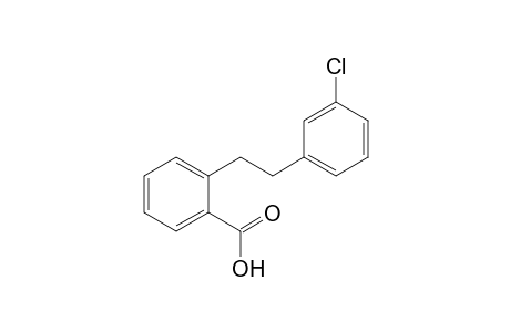 Benzoic acid, 2-[2-(3-chlorophenyl)ethyl]-; benzoic acid, o-(m-chlorophenethyl)-