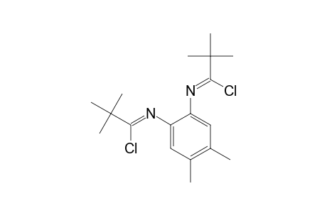 N,N'-(4,5-DIMETHYLPHEN-1,2-YLEN)-2,2,2',2'-TETRAMETHYL-BIS-[PROPANIMIDOYL-CHLORIDE]