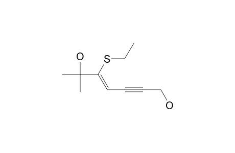 1,6-DIHYDROXY-5-ETHYLSULFANYL-6-METHYL-4Z-EN-HEPT-2-YNYL