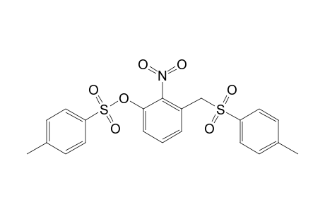 2-Nitro-3-(toluene-4-sulfonylmethyl)phenyl toluene-4-sulfonate